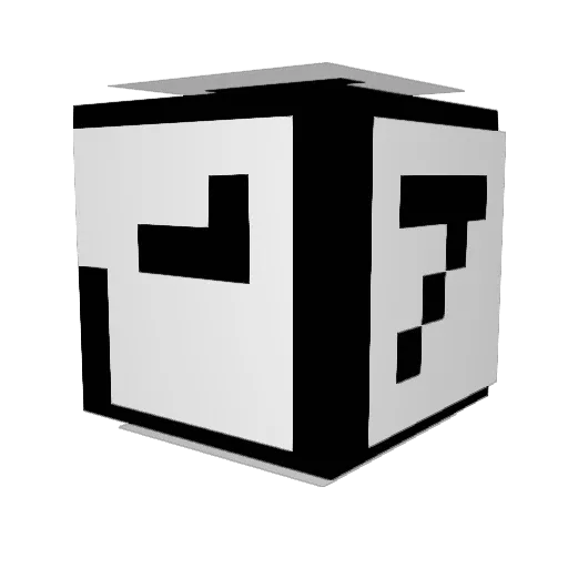 ENTR_ Minecraft avatar head, 3D render