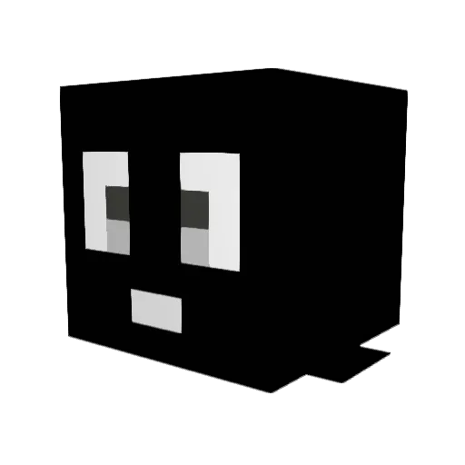 ENVYBRAY Minecraft avatar head, 3D render