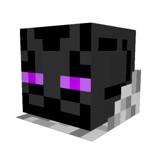 ENZ117 Minecraft avatar head, 3D render