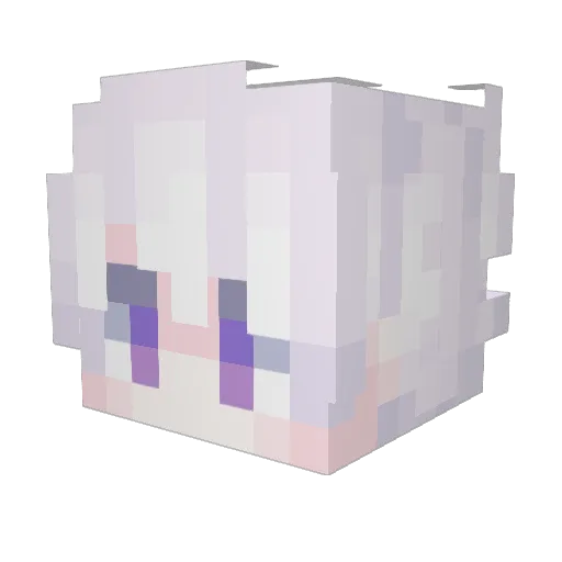 ENiA404 Minecraft avatar head, 3D render