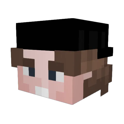 EOCrusader Minecraft avatar head, 3D render