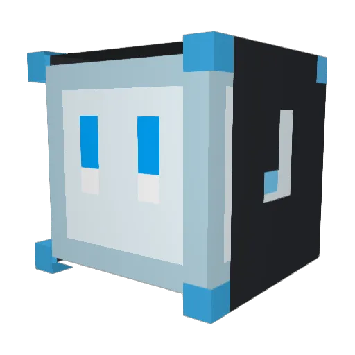 EORnou350 Minecraft avatar head, 3D render