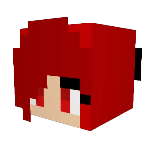 EOT57 Minecraft avatar head, 3D render