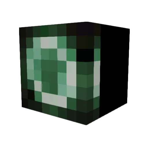 EOTRr Minecraft avatar head, 3D render