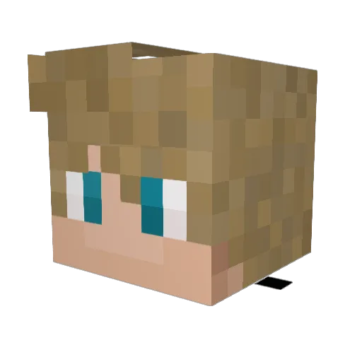 EOgaming Minecraft avatar head, 3D render