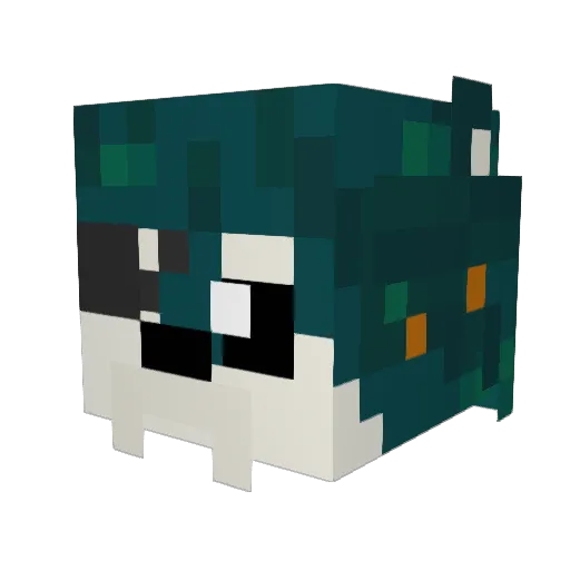 EPICL0LLYP0P Minecraft avatar head, 3D render