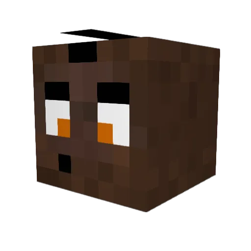EPICMAN4356 Minecraft avatar head, 3D render