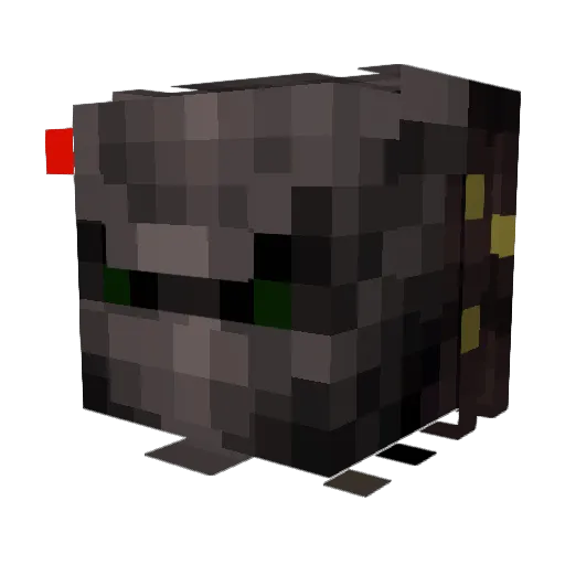 EPICPROXY Minecraft avatar head, 3D render
