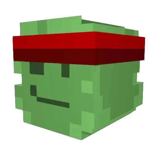 EPJtown Minecraft avatar head, 3D render