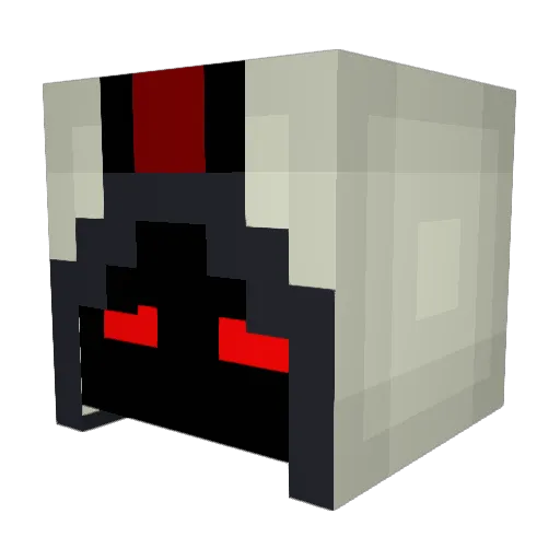 EPT_Contractor Minecraft avatar head, 3D render