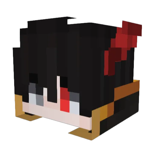 EPanye Minecraft avatar head, 3D render