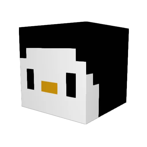 EPeng00 Minecraft avatar head, 3D render