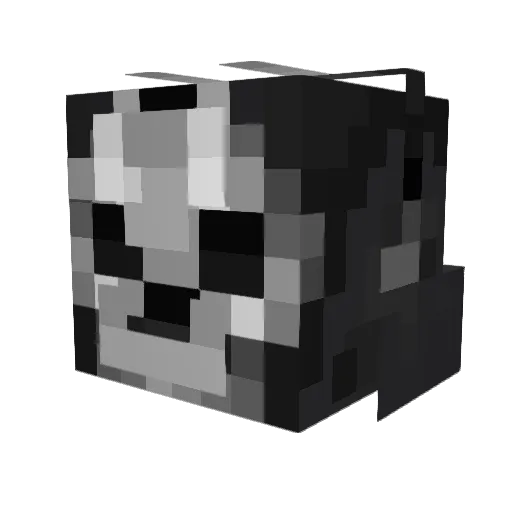 EPniski Minecraft avatar head, 3D render