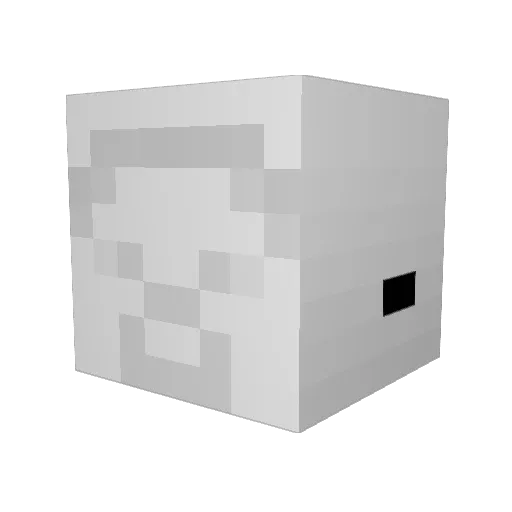 EQALIZER21 Minecraft avatar head, 3D render