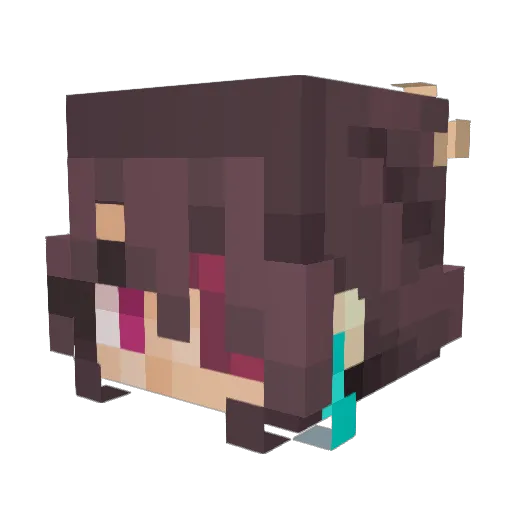ERIC9376 Minecraft avatar head, 3D render