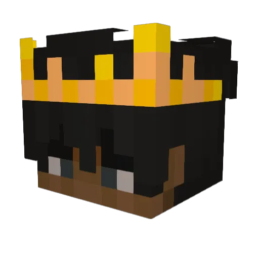 ERNOMY Minecraft avatar head, 3D render