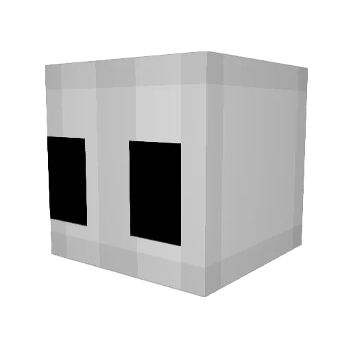 ERROR177 Minecraft avatar head, 3D render