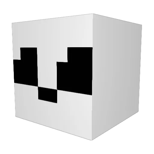 ERROR9325 Minecraft avatar head, 3D render