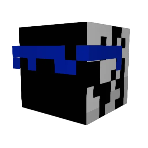 ERRORCOVERS Minecraft avatar head, 3D render