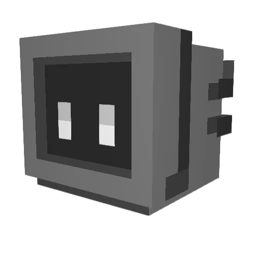 ERROR_BOSS2005 Minecraft avatar head, 3D render