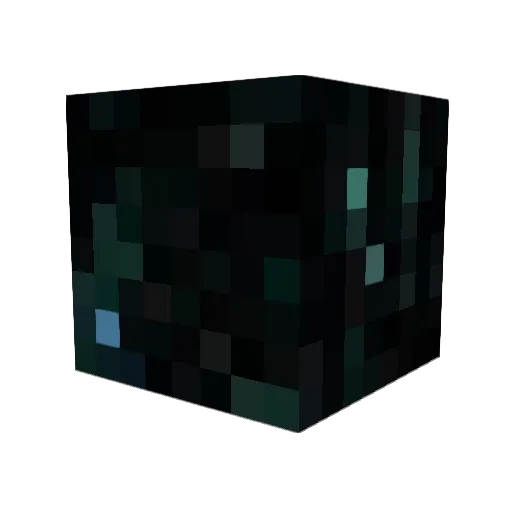 ERROR_COD3 Minecraft avatar head, 3D render