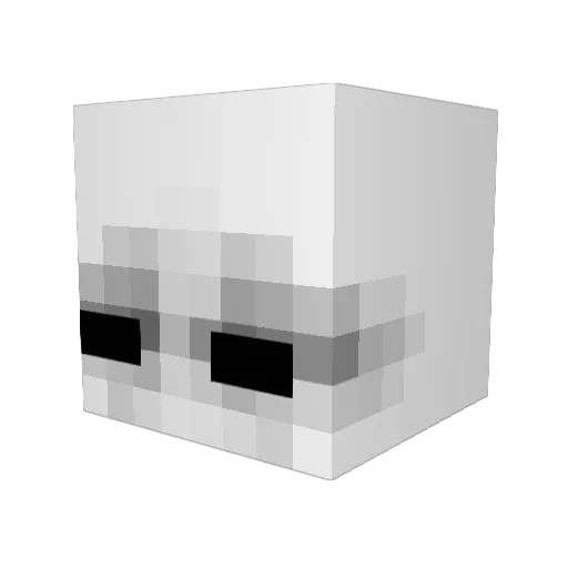 ESBblol Minecraft avatar head, 3D render