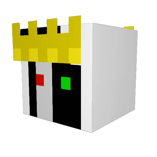 ESGRUBNATION Minecraft avatar head, 3D render