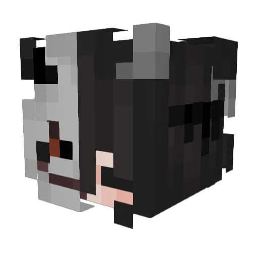 ESL5K Minecraft avatar head, 3D render