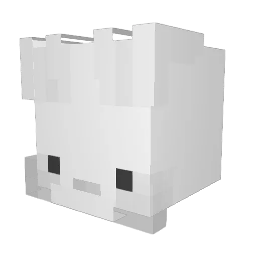 ESPERLIVIAN Minecraft avatar head, 3D render