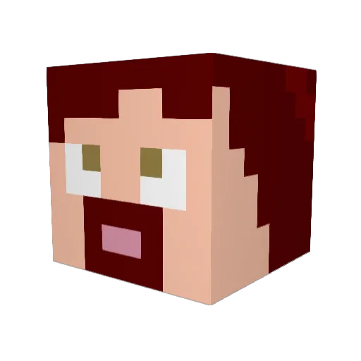 ESmith26 Minecraft avatar head, 3D render