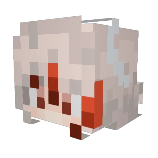 ESong11 Minecraft avatar head, 3D render