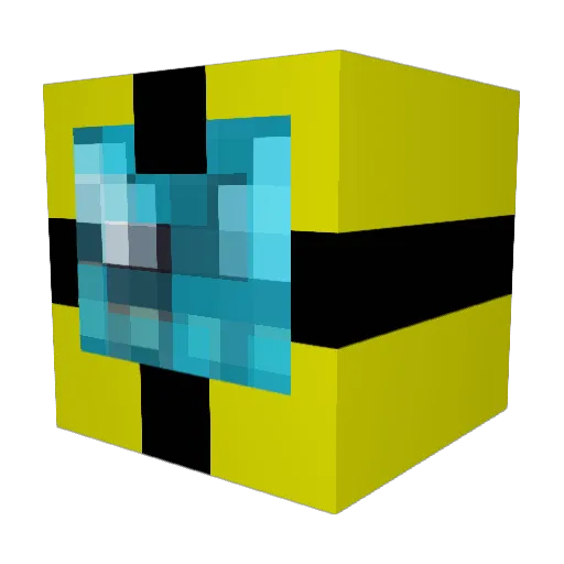 ESquidix Minecraft avatar head, 3D render