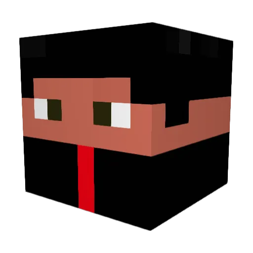 ET99__ Minecraft avatar head, 3D render
