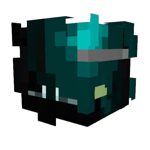 ETAREX Minecraft avatar head, 3D render