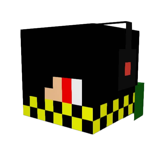 ETERNALFLAME717 Minecraft avatar head, 3D render