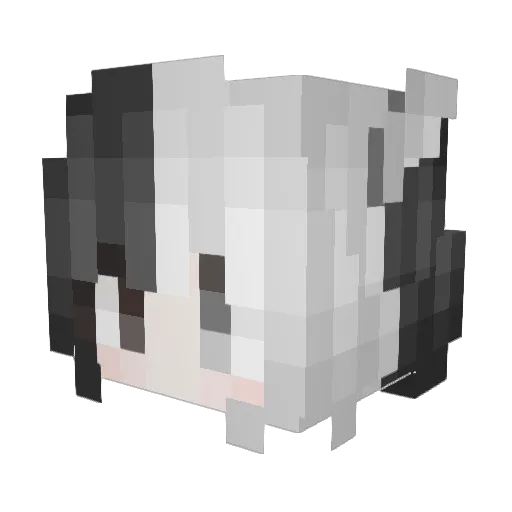 ETHEREALCLOUD Minecraft avatar head, 3D render