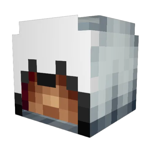 ETHSCH Minecraft avatar head, 3D render