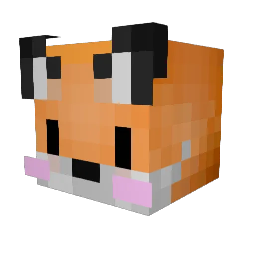 ETI0221 Minecraft avatar head, 3D render