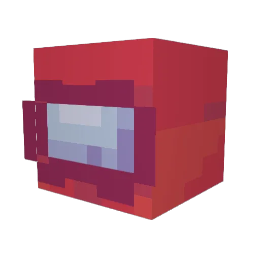ETI900 Minecraft avatar head, 3D render