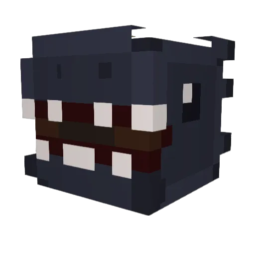 ETNky Minecraft avatar head, 3D render