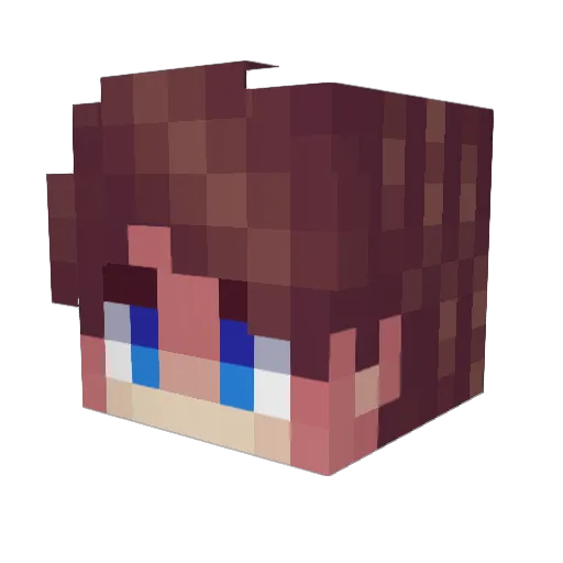 ETOGARDI Minecraft avatar head, 3D render