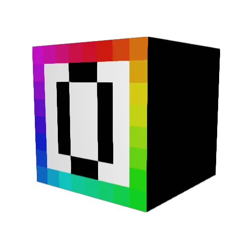 ETOPMAX Minecraft avatar head, 3D render