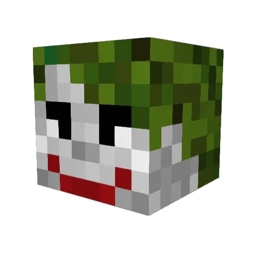 ETamix94 Minecraft avatar head, 3D render