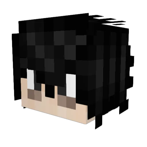 EThesaw Minecraft avatar head, 3D render