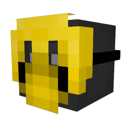 EToInteract Minecraft avatar head, 3D render