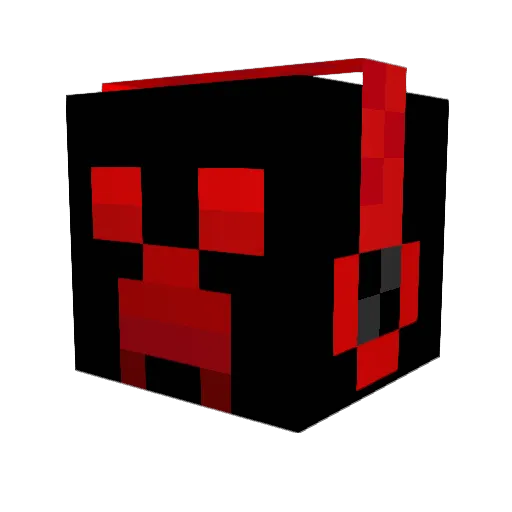 EUCER_YT Minecraft avatar head, 3D render