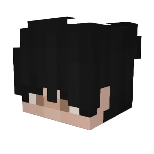 EUK1ng Minecraft avatar head, 3D render