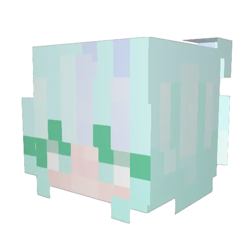EUNHA0910 Minecraft avatar head, 3D render