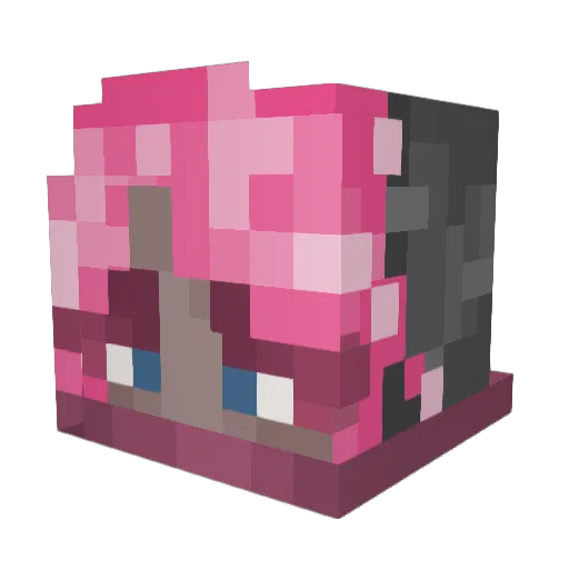 EUNHYEOK123 Minecraft avatar head, 3D render