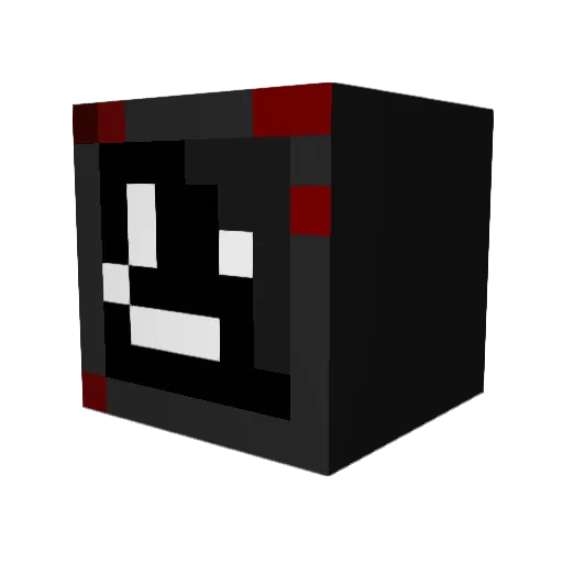 EUZALEKA Minecraft avatar head, 3D render